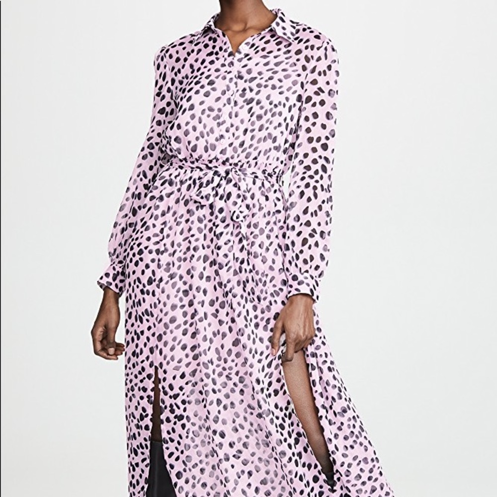 Pink maxi dress